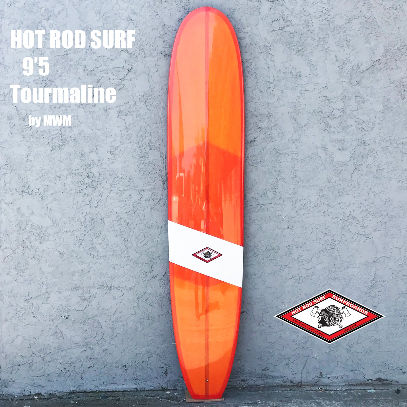 HOT ROD SURF — Tourmaline 9'5 Surfboard Longboard by HOT ROD SURF ®